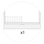 Letika Cabin Bed con cajón