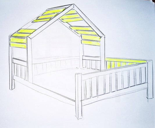 Lit Cabane Liam sur mesure
