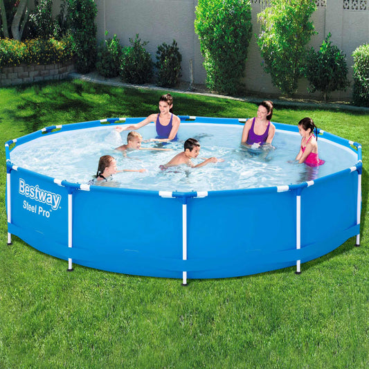 Bestway Ensemble de piscine Steel Pro Cadre 366x76 cm