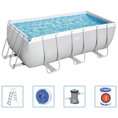 Bestway Power Steel rectangular swimming pool 412x201x122 cm