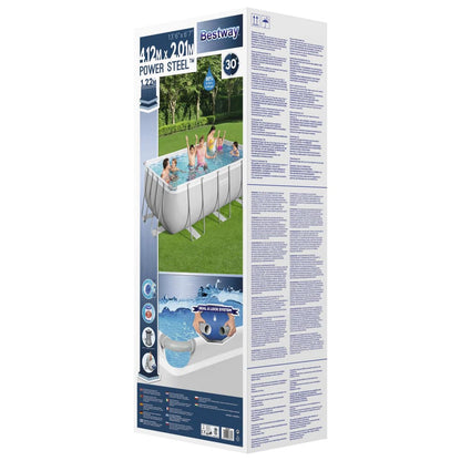 Bestway Power Steel rectangular swimming pool 412x201x122 cm