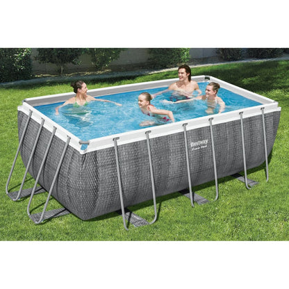 Piscina retangular de aço da Bestway 412x201x122 cm