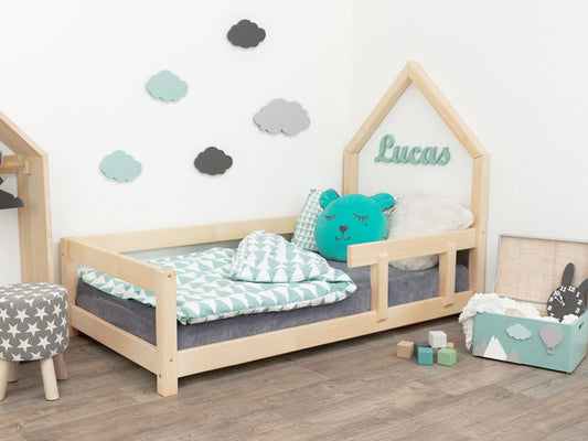 Children's bed with Poppi barriers