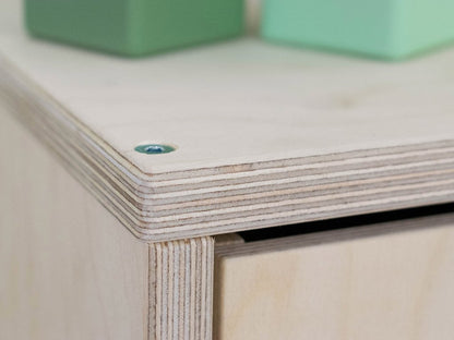 Mensola NABOKSY 1x2 in legno con gambe