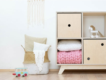 Etagère en bois NABOKSY 1x5 avec pieds