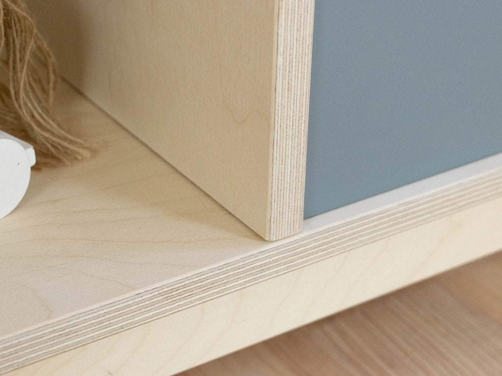 Mensola NABOKSY 1x2 in legno con gambe
