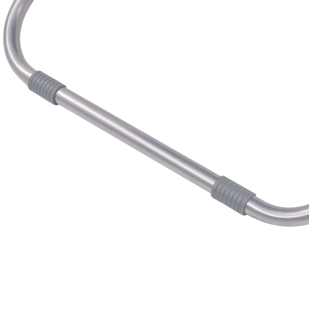 Sillas reclinables de terraza 2 pcs de acero azul