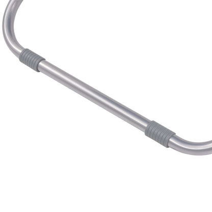 Sillas reclinables de terraza 2 pcs de acero azul