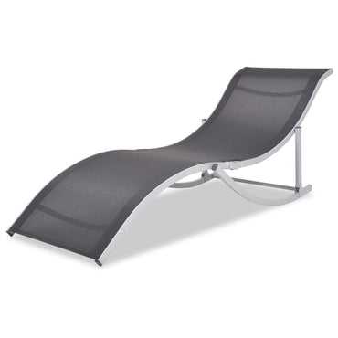 Chaises longues pliantes 2 pcs Aluminium et Textilène