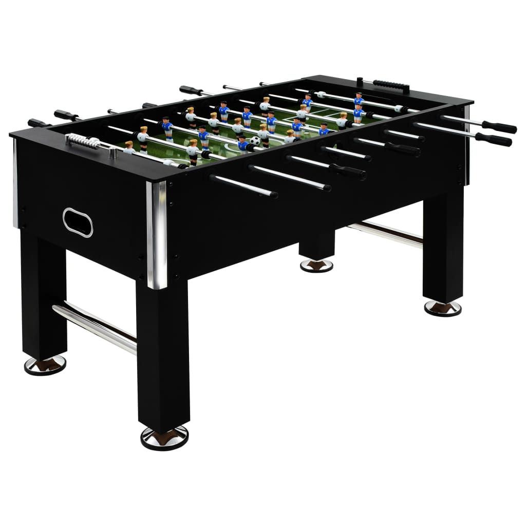 Baby-foot steel 60 kg 140 x 74.5 x 87.5 cm black