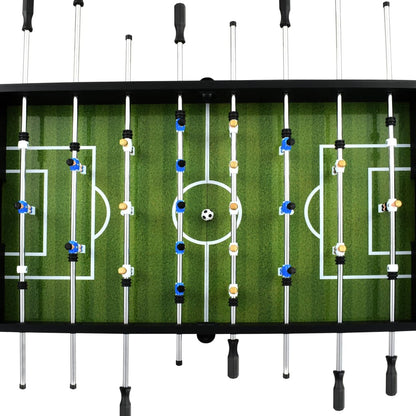 Baby-foot steel 60 kg 140 x 74.5 x 87.5 cm black