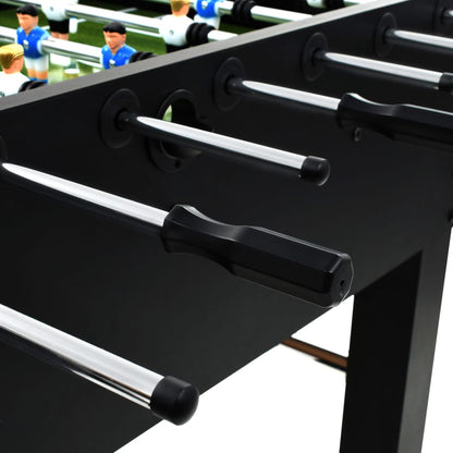 Baby-foot steel 60 kg 140 x 74.5 x 87.5 cm black