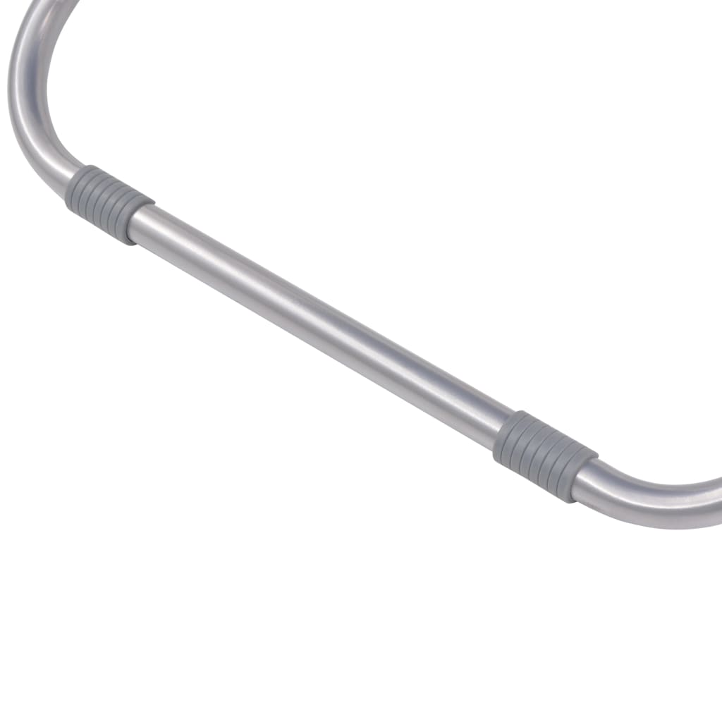 Sillas reclinables de terraza 2 PCS Taupe Steel