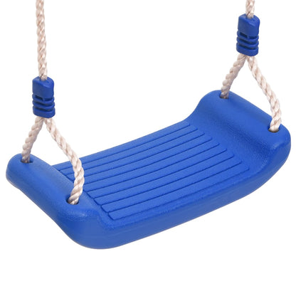 Lot d'accessoires pour structure de jeu Siège de balançoire avec échelle de corde bleu PE