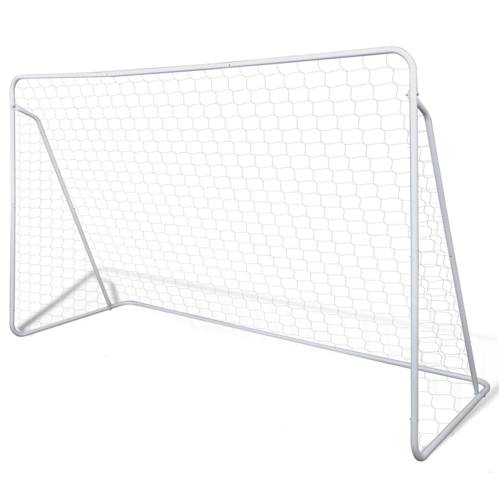 Cage de but de football 240 x 90 x 150 cm Acier