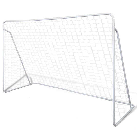 Cage de but de football 240 x 90 x 150 cm Acier