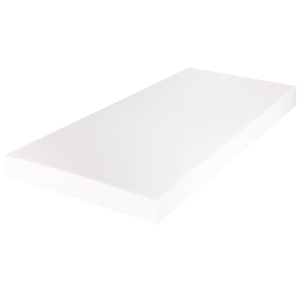 Removable foam mattress 90x200cm Thickness 17 cm