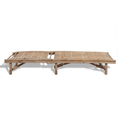 Cadeira de lounge de bambu