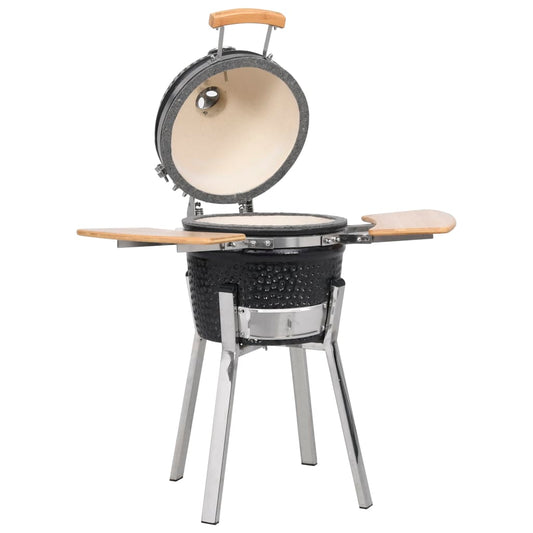 Kamado barbecue with a ceramic smoker 81 cm