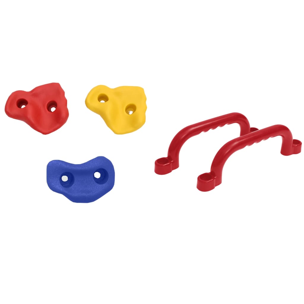 Lot of accessories for play structure swing seats with 2 pcs blue climbing stones
