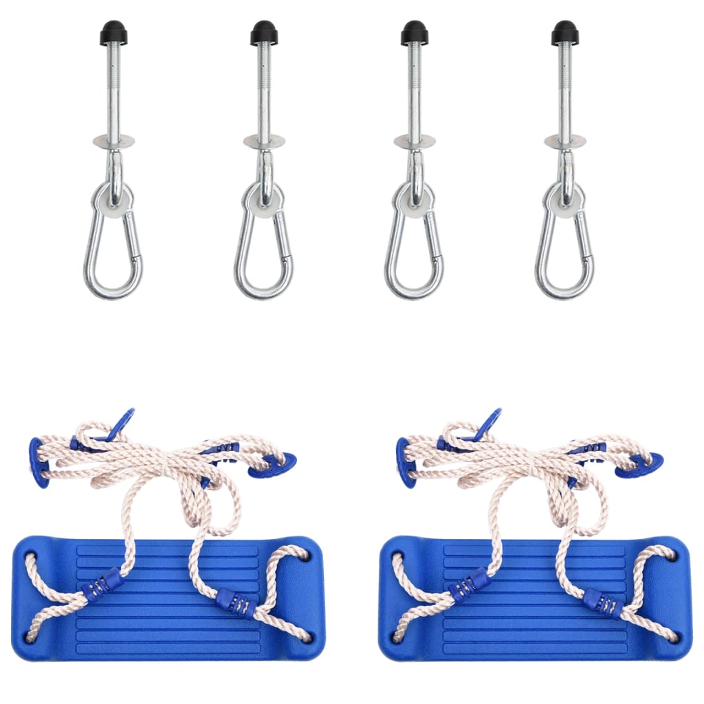 Lot of accessories for play structure swing seats with 2 pcs blue climbing stones