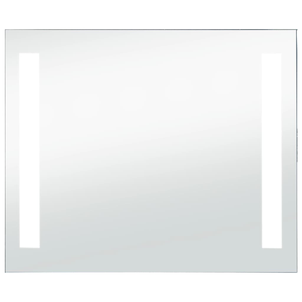 Miroir mural à LED pour salle de bains 60x50 cm