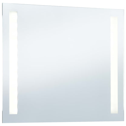 Miroir mural à LED pour salle de bains 60x50 cm
