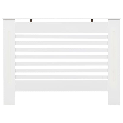 Cache-radiateur Blanc 112x19x81,5 cm MDF