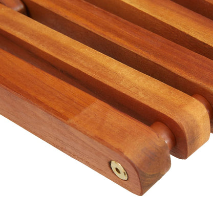 Sillas plegables al aire libre 2 pcs acacia sólida madera