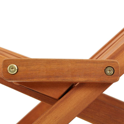 Sillas plegables al aire libre 2 pcs acacia sólida madera