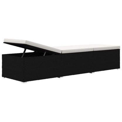 Silla larga y crema de mesa de resina trenzada blanca