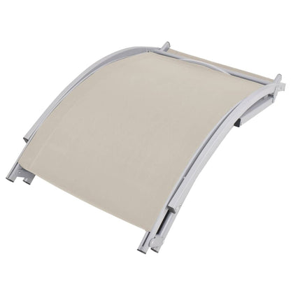 Tumbonas plegables 2 PCS Textilene Cream