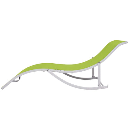 Tumbonas plegables 2 pcs textilene verde