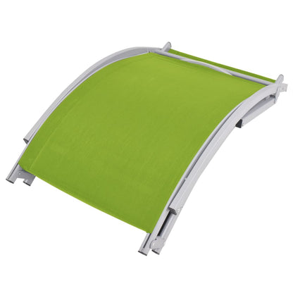 Tumbonas plegables 2 pcs textilene verde