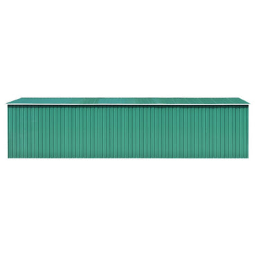 Abri de jardin Vert 257x779x181 cm Acier galvanisé