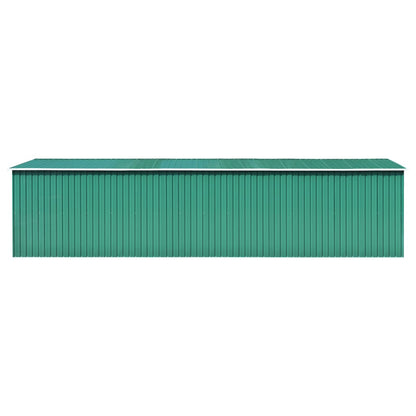 Abri de jardin Vert 257x779x181 cm Acier galvanisé