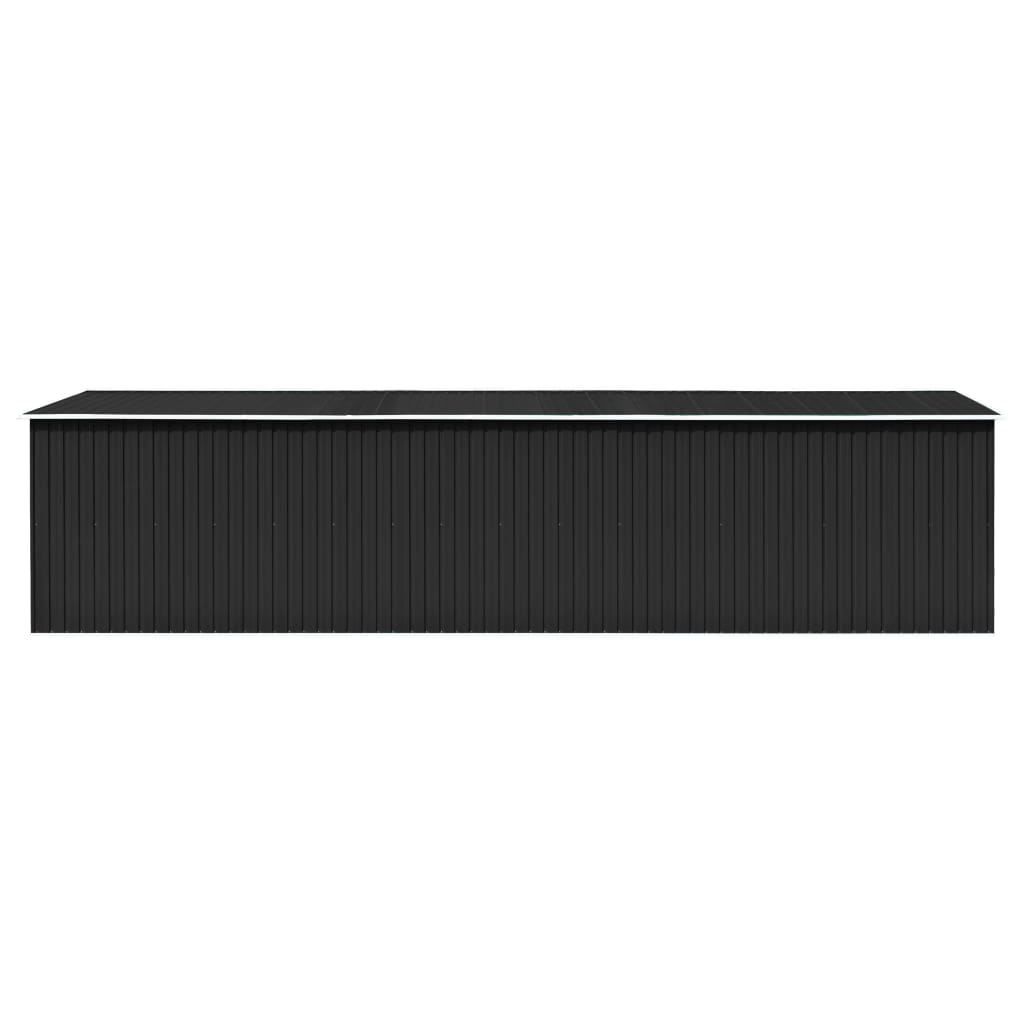 Abri de jardin Anthracite 257x779x181 cm Acier galvanisé
