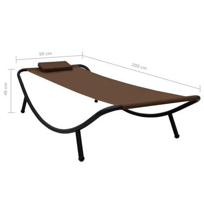 Bed Brown Garden 200x90 cm de acero