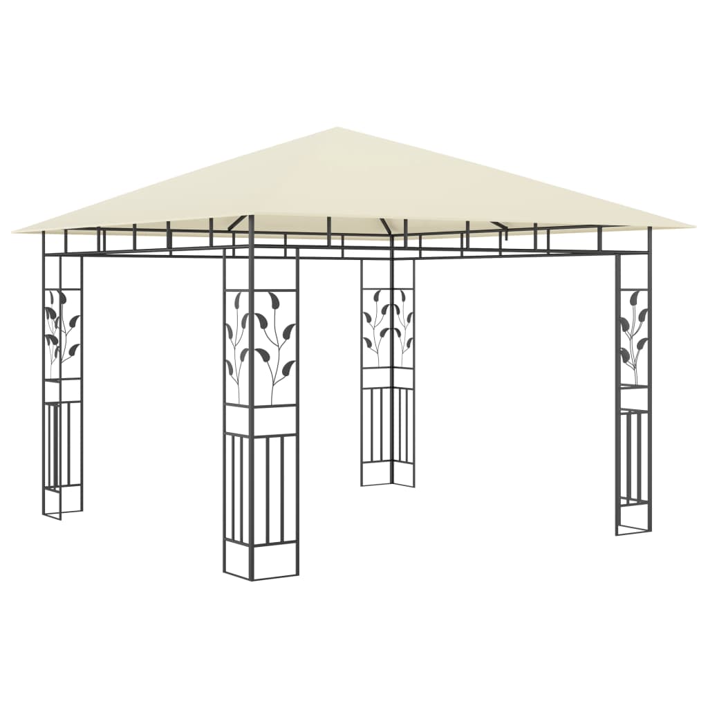 Pergola with 3x3x2.73 m mosquito net 180 g/m²