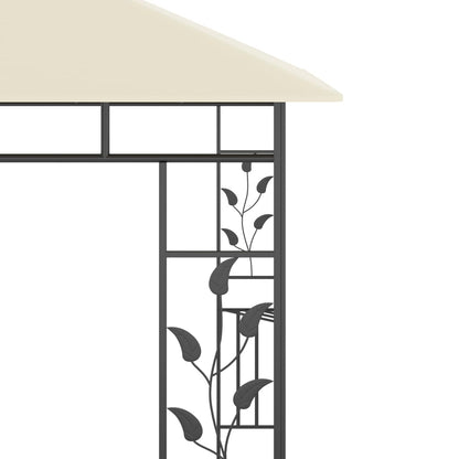 Pergola with 3x3x2.73 m mosquito net 180 g/m²