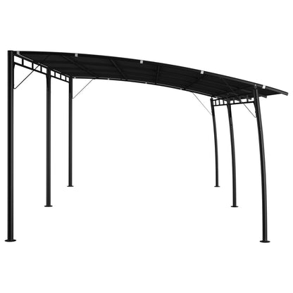 6x3x2.55 m anthracite garden flipper