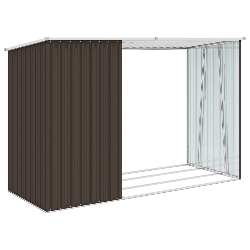 Marrone Garden HED 245x98x159 cm in acciaio zincato