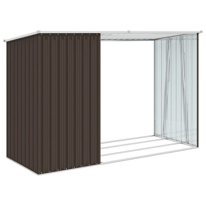 Marrone Garden HED 245x98x159 cm in acciaio zincato