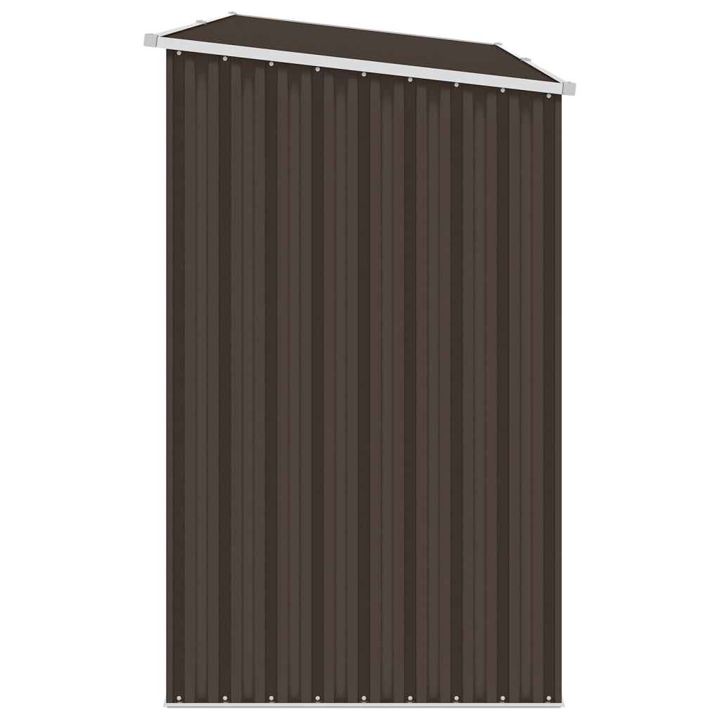 Marrone Garden HED 245x98x159 cm in acciaio zincato