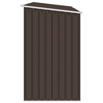 Marrone Garden HED 245x98x159 cm in acciaio zincato