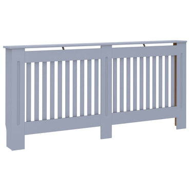 Cache-radiateur Anthracite 172x19x81 cm MDF