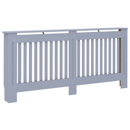 Cache-radiateur Anthracite 172x19x81 cm MDF