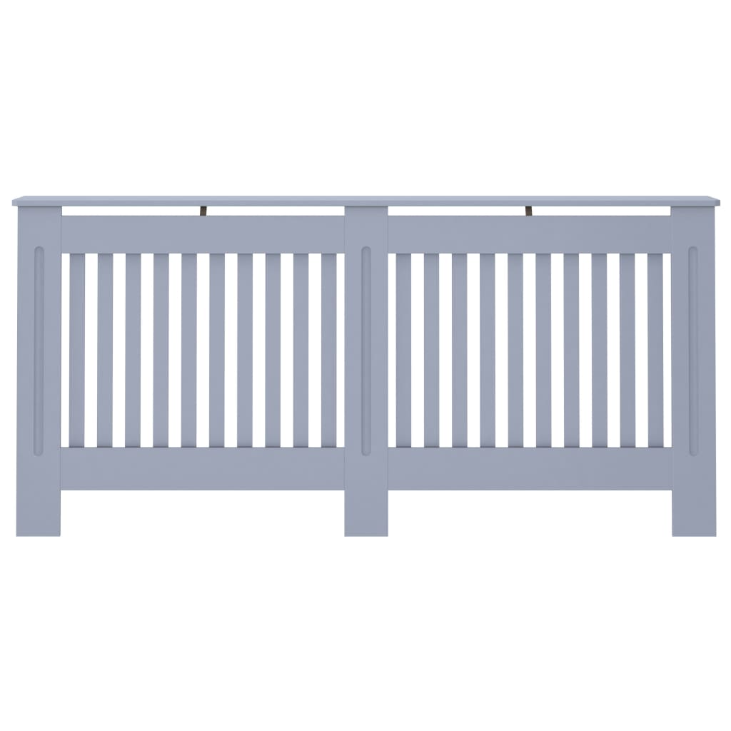 Cache-radiateur Anthracite 172x19x81 cm MDF