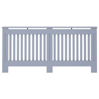 Cache-radiateur Anthracite 172x19x81 cm MDF