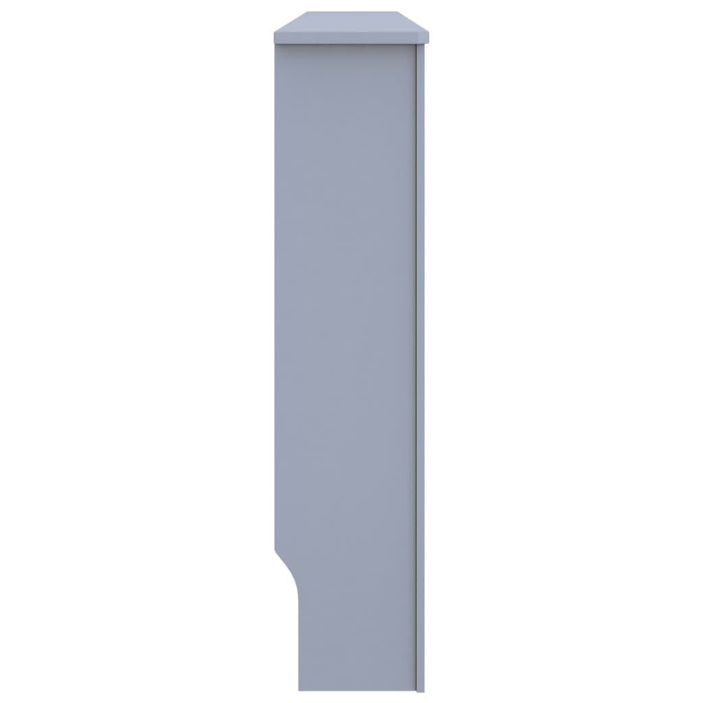 Cache-radiateur Anthracite 172x19x81 cm MDF